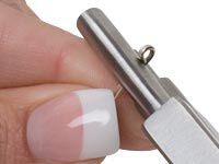 Wire loop in mandrel pliers